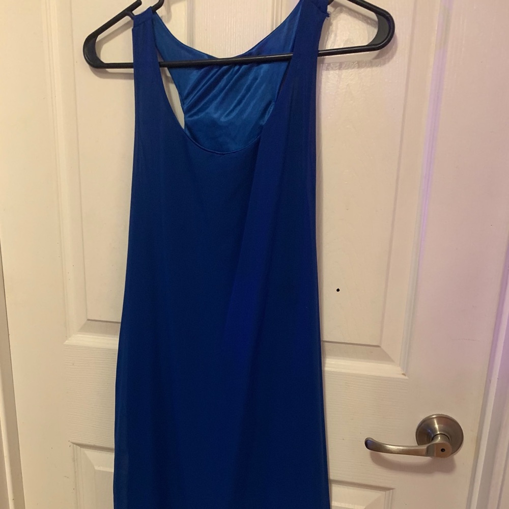 Dark blue dress